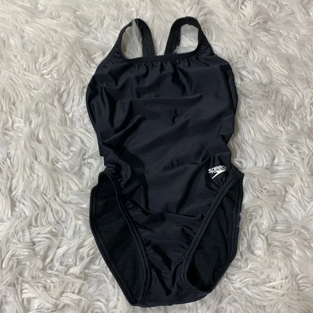 🟢3 for $20——-SPEEDO ProLT style 8191481 one piece swimsuit lined Youth Size 28